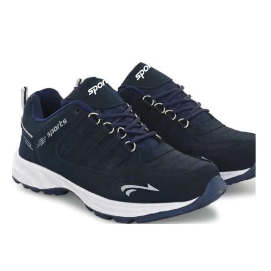 Generic Men's Casual Synthetic Leather Lace-Up Shoes (Navy Blue) Generic Men's Casual Synthetic Leather Lace-Up Shoes (Navy Blue)