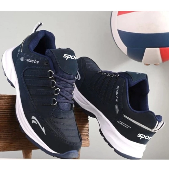 Generic Men's Casual Synthetic Leather Lace-Up Shoes (Navy Blue) Generic Men's Casual Synthetic Leather Lace-Up Shoes (Navy Blue)