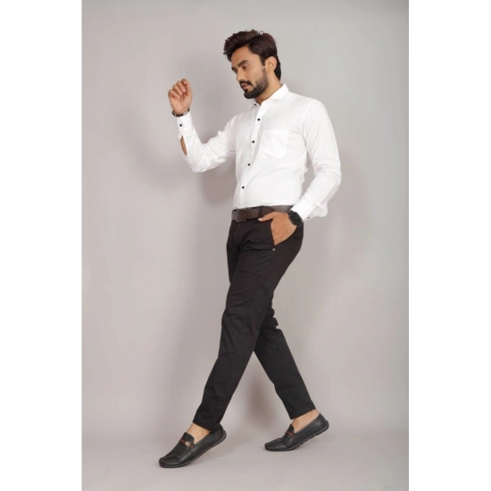 Generic Men's Casual Cotton Solid Full Sleeve Shirt (White) Generic Men's Casual Cotton Solid Full Sleeve Shirt (White)