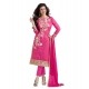 Generic Women's Chanderi Unstitched Salwar Suit-Material With Dupatta (Pink,2 Mtrs) Generic Women's Chanderi Unstitched Salwar Suit-Material With Dupatta (Pink,2 Mtrs)