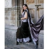 Generic Women's Banarasi Silk Woven Saree With Unstitched Blouse 5.5Mtr (Black)