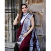 Generic Women's Banarasi Silk Woven Saree With Unstitched Blouse 5.5Mtr (Maroon)