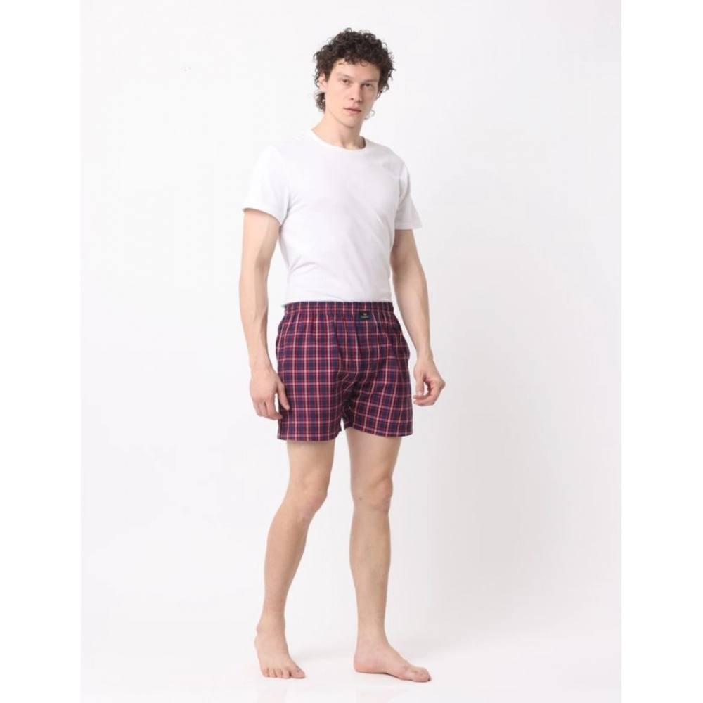 Generic Pack_of_2 Men's Polycotton Checked Boxer Shorts (Multicolor) Generic Pack_of_2 Men's Polycotton Checked Boxer Shorts (Multicolor)