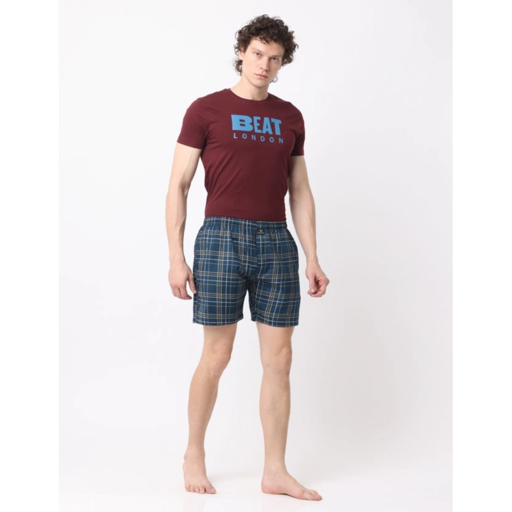Generic Pack_of_2 Men's Polycotton Checked Boxer Shorts (Multicolor) Generic Pack_of_2 Men's Polycotton Checked Boxer Shorts (Multicolor)