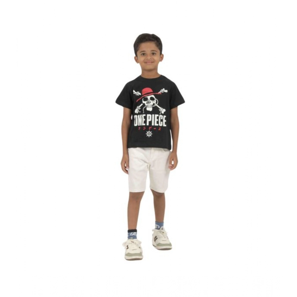 Generic Pack of 3 Boy's Cotton Printed Short Sleeve T-Shirt's (Multicolor) Generic Pack of 3 Boy's Cotton Printed Short Sleeve T-Shirt's (Multicolor)