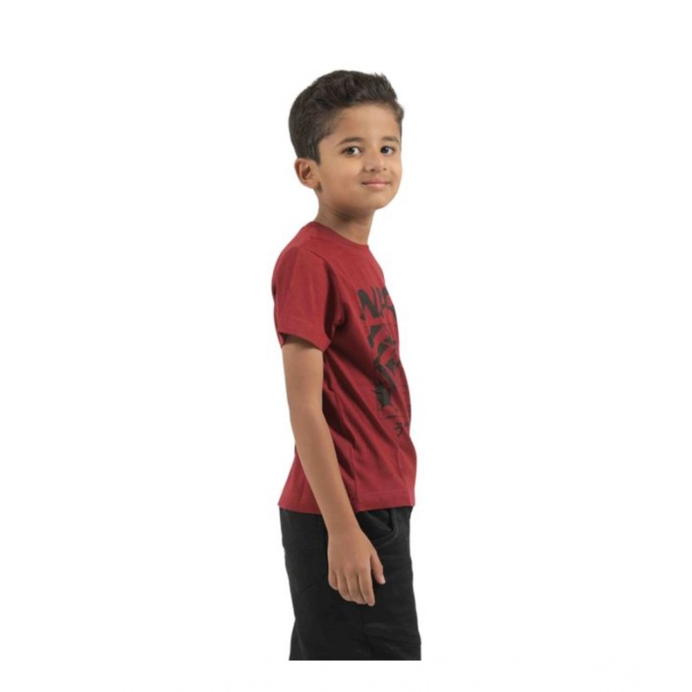Generic Pack of 3 Boy's Cotton Printed Short Sleeve T-Shirt's (Multicolor) Generic Pack of 3 Boy's Cotton Printed Short Sleeve T-Shirt's (Multicolor)