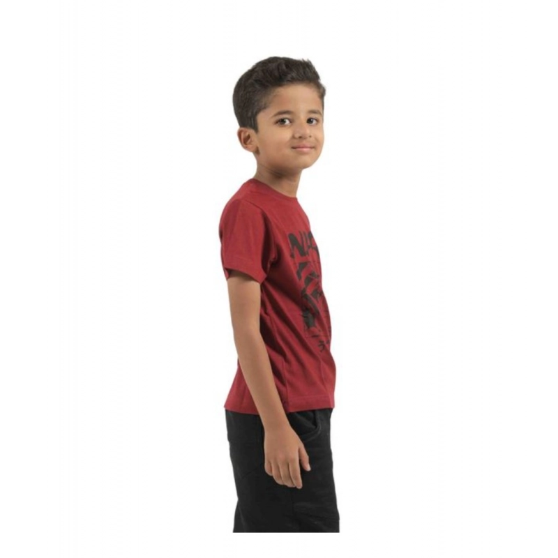 Pack of 3 Boy's Cotton Printed Short Sleeve T-Shirt's (Multicolor)