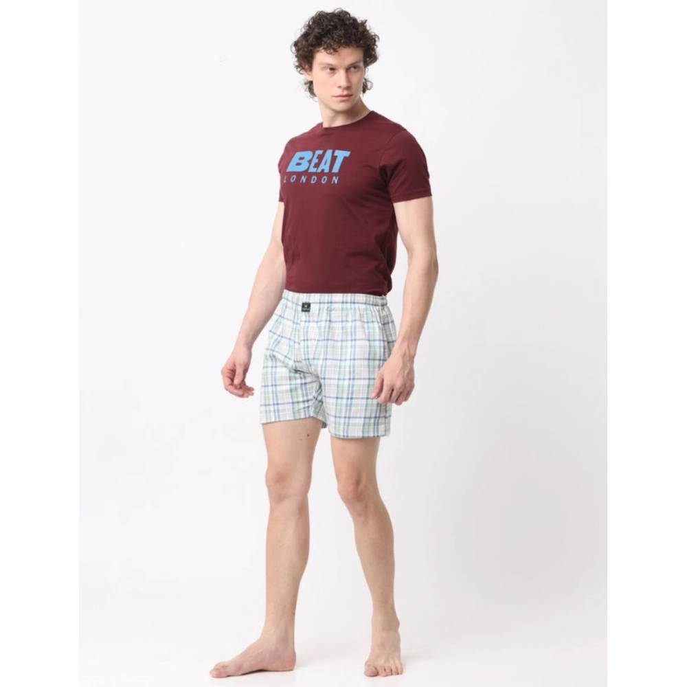 Generic Pack_of_2 Men's Polycotton Checked Boxer Shorts (Multicolor) Generic Pack_of_2 Men's Polycotton Checked Boxer Shorts (Multicolor)