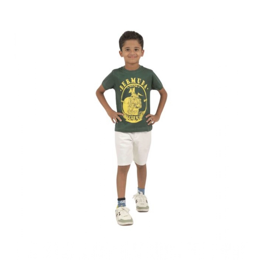 Generic Pack of 2 Boy's Cotton Printed Short Sleeve T-Shirt's (Multicolor) Generic Pack of 2 Boy's Cotton Printed Short Sleeve T-Shirt's (Multicolor)