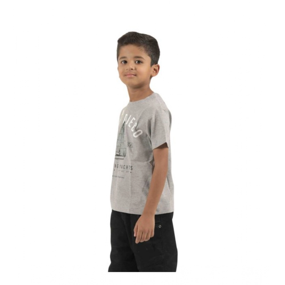 Generic Pack of 2 Boy's Cotton Printed Short Sleeve T-Shirt's (Multicolor) Generic Pack of 2 Boy's Cotton Printed Short Sleeve T-Shirt's (Multicolor)