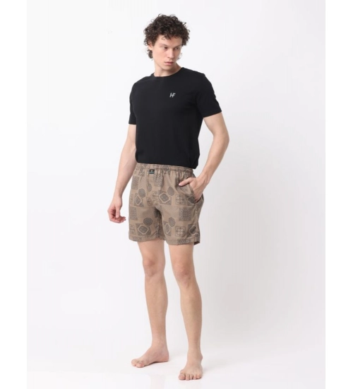 Generic Pack_of_2 Men's Polycotton Printed Boxer Shorts (Multicolor)