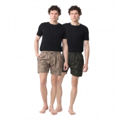 Generic Pack_of_2 Men's Polycotton Printed Boxer Shorts (Multicolor)