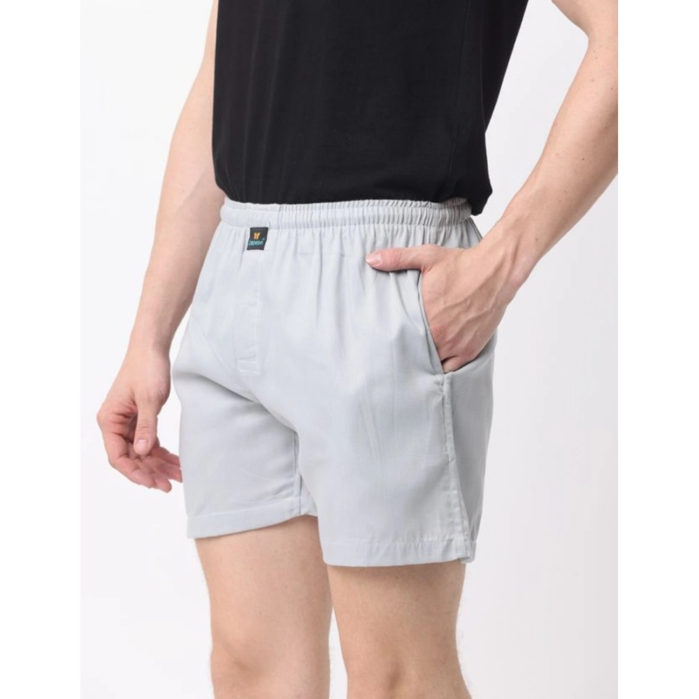 Generic Pack_of_2 Men's Polycotton Solid Boxer Shorts (Multicolor) Generic Pack_of_2 Men's Polycotton Solid Boxer Shorts (Multicolor)