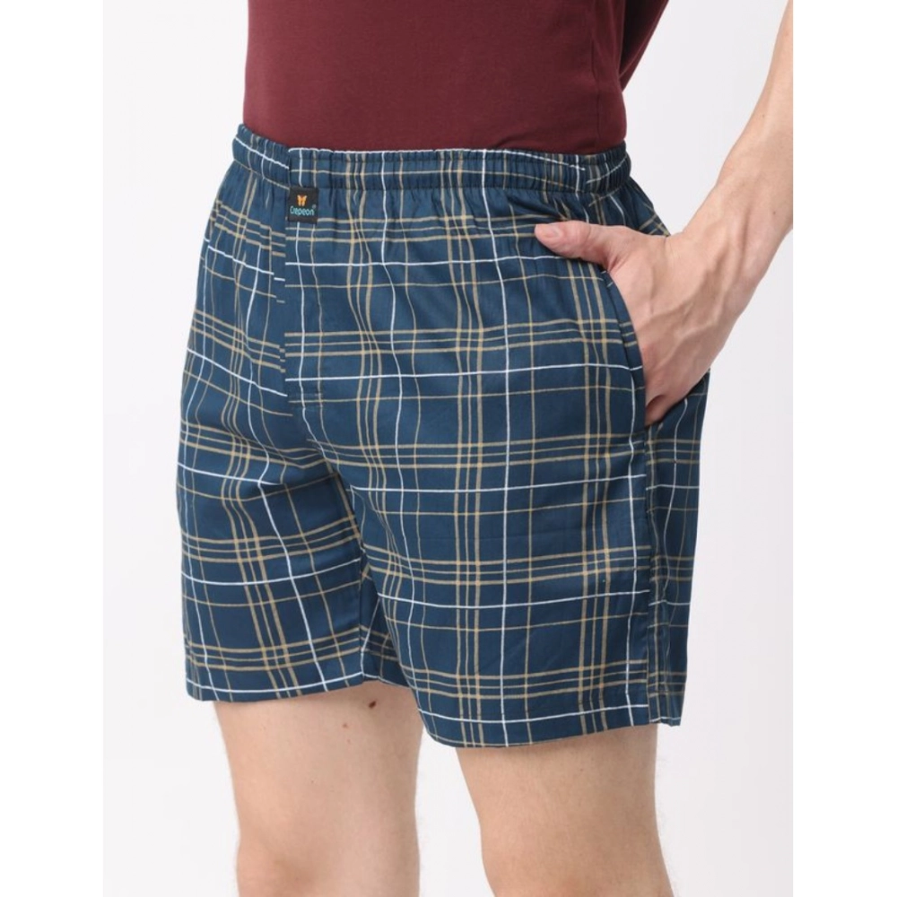 Generic Pack_of_2 Men's Polycotton Checked Boxer Shorts (Multicolor) Generic Pack_of_2 Men's Polycotton Checked Boxer Shorts (Multicolor)