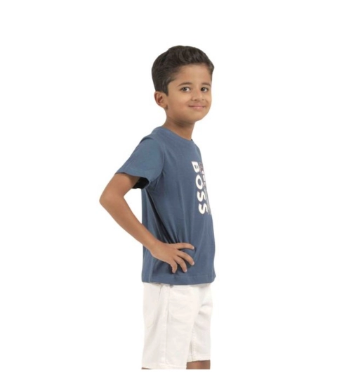 Generic Pack of 2 Boy's Cotton Printed Short Sleeve T-Shirt's (Multicolor)