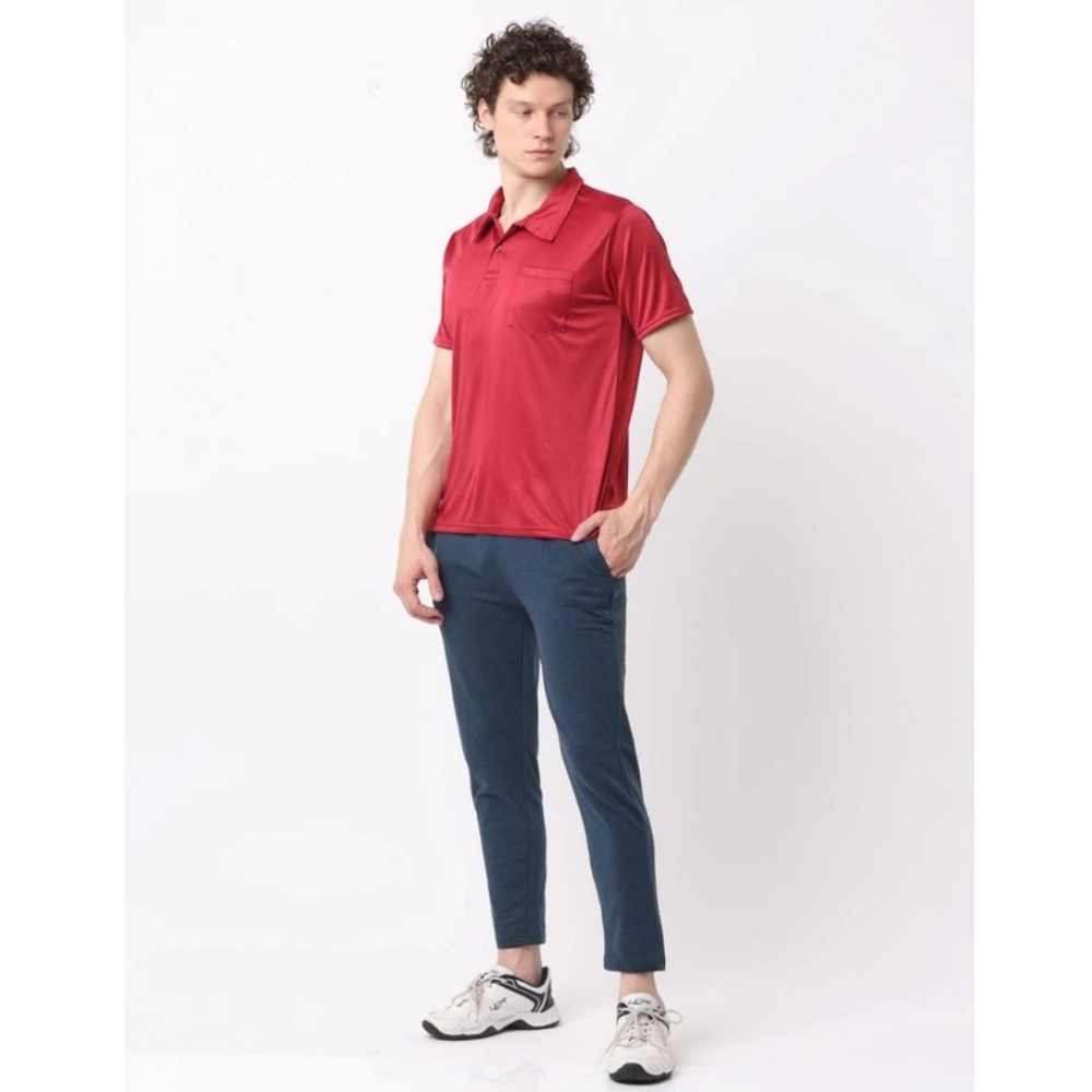 Generic Pack of 2 Men's Casual Cotton Blend Solid Short Sleeve Tshirts (Multicolor) Generic Pack of 2 Men's Casual Cotton Blend Solid Short Sleeve Tshirts (Multicolor)