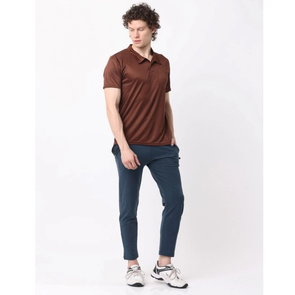 Generic Pack of 2 Men's Casual Cotton Blend Solid Short Sleeve Tshirts (Multicolor) Generic Pack of 2 Men's Casual Cotton Blend Solid Short Sleeve Tshirts (Multicolor)