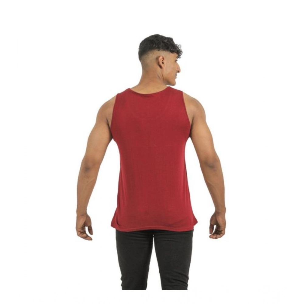 Generic Pack of 2 Men's Casual Cotton Printed Sleeveless Sleeve Tshirts (Multicolor) Generic Pack of 2 Men's Casual Cotton Printed Sleeveless Sleeve Tshirts (Multicolor)