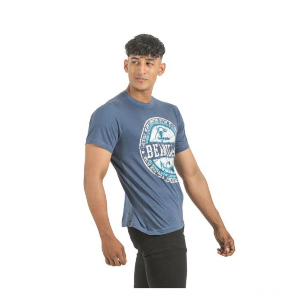 Generic Pack of 2 Men's Casual Cotton Printed Short Sleeve Tshirts (Multicolor) Generic Pack of 2 Men's Casual Cotton Printed Short Sleeve Tshirts (Multicolor)