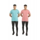 Generic Pack of 2 Men's Casual Cotton Solid Short Sleeve Tshirts (Multicolor) Generic Pack of 2 Men's Casual Cotton Solid Short Sleeve Tshirts (Multicolor)