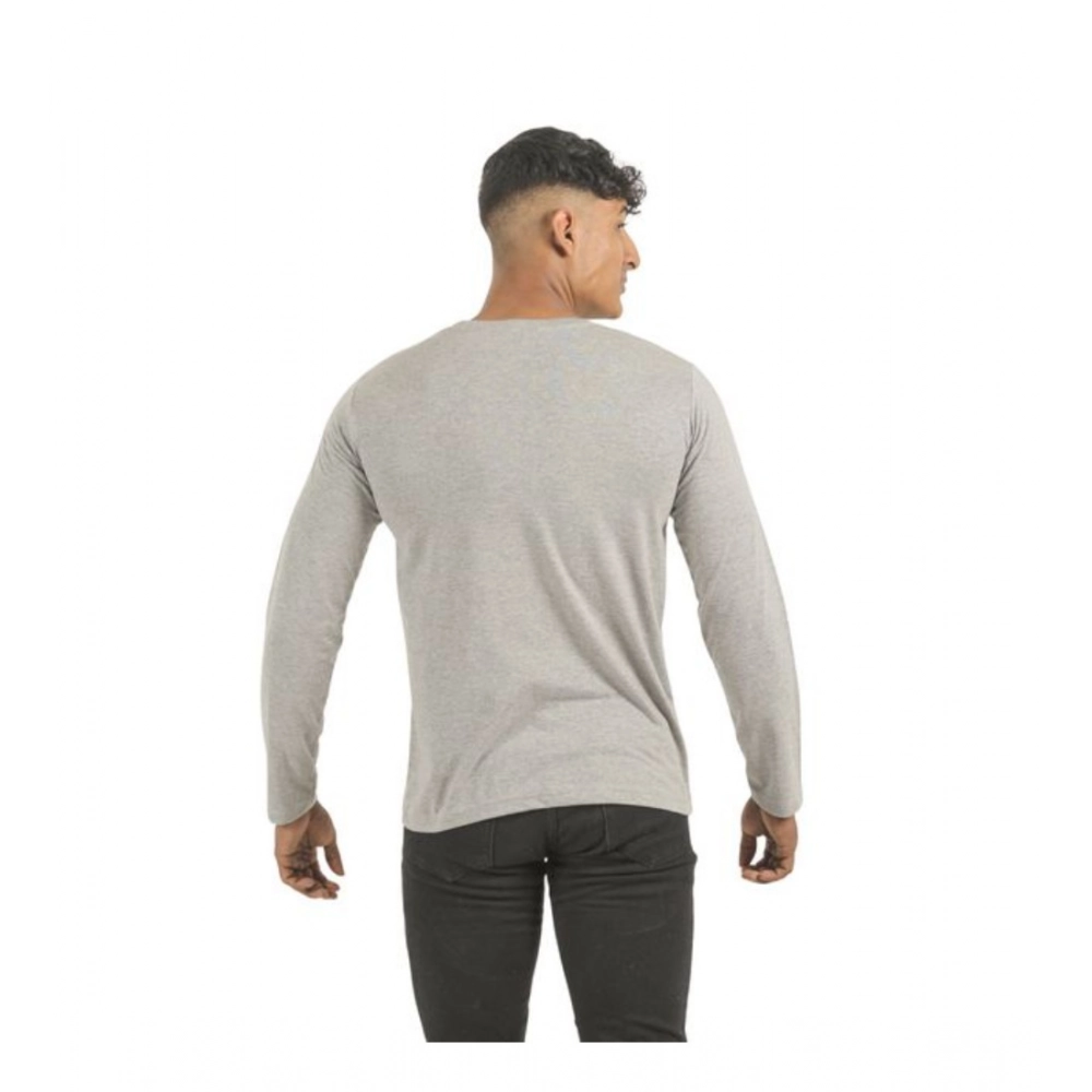 Generic Pack of 2 Men's Casual Cotton Solid Full Sleeve Tshirts (Multicolor) Generic Pack of 2 Men's Casual Cotton Solid Full Sleeve Tshirts (Multicolor)