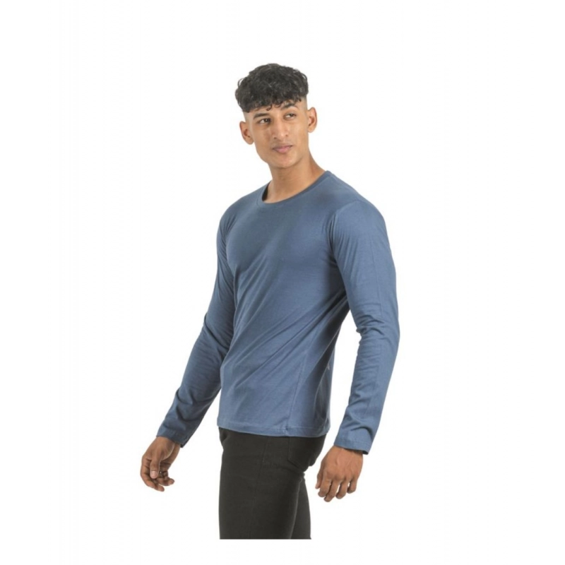 Pack of 2 Men's Casual Cotton Solid Full Sleeve Tshirts (Multicolor) Pack of 2 Men's Casual Cotton Solid Full Sleeve Tshirts (Multicolor)