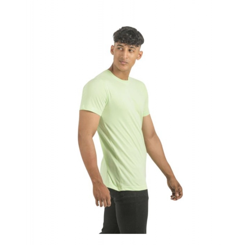 Pack of 2 Men's Casual Cotton Solid Short Sleeve Tshirts (Multicolor)