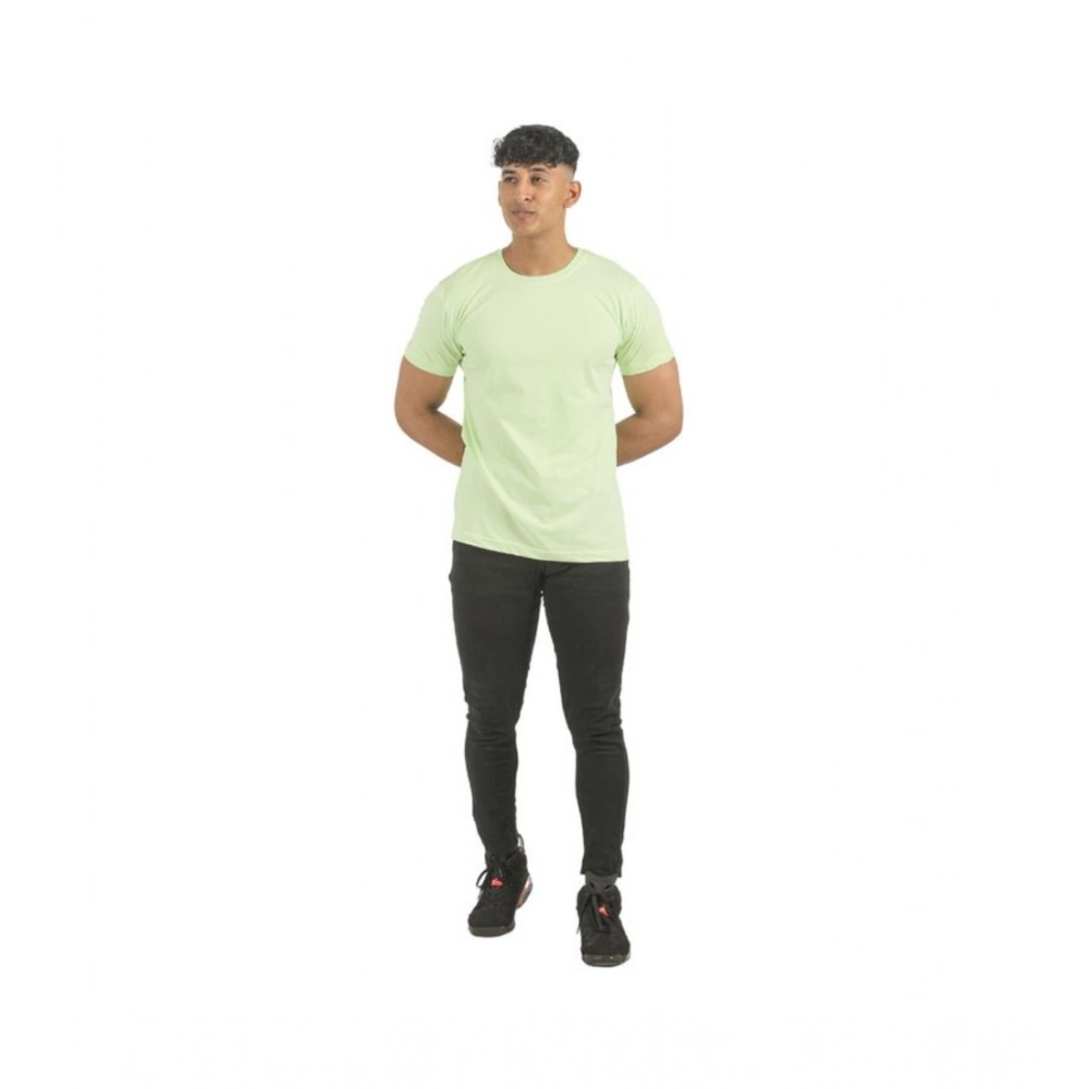 Generic Pack of 2 Men's Casual Cotton Solid Short Sleeve Tshirts (Multicolor) Generic Pack of 2 Men's Casual Cotton Solid Short Sleeve Tshirts (Multicolor)