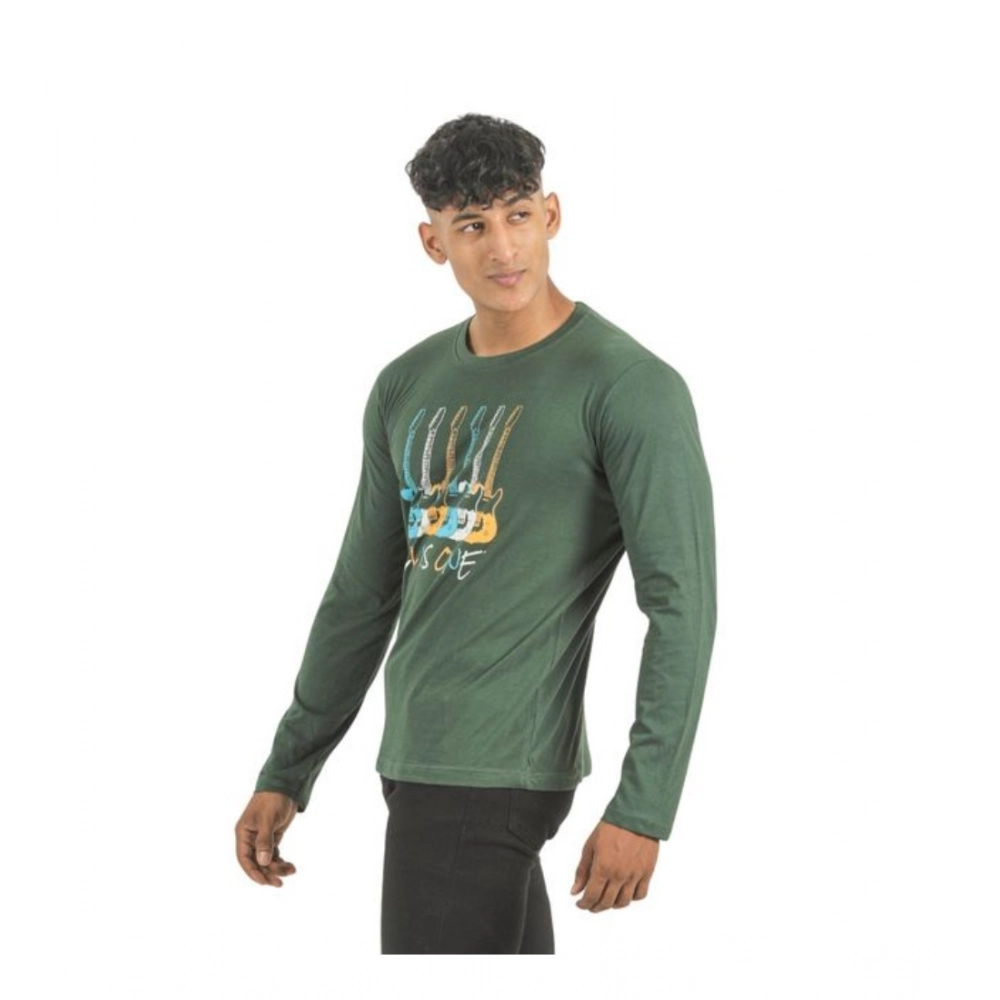 Generic Pack of 2 Men's Casual Cotton Printed Full Sleeve Tshirts (Multicolor) Generic Pack of 2 Men's Casual Cotton Printed Full Sleeve Tshirts (Multicolor)