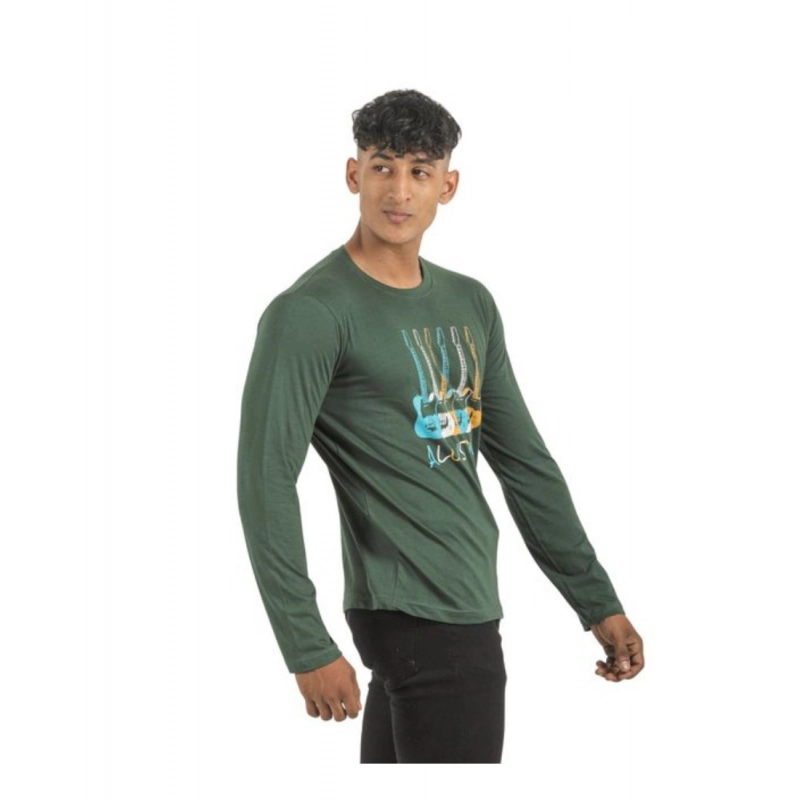 Pack of 2 Men's Casual Cotton Printed Full Sleeve Tshirts (Multicolor) Pack of 2 Men's Casual Cotton Printed Full Sleeve Tshirts (Multicolor)