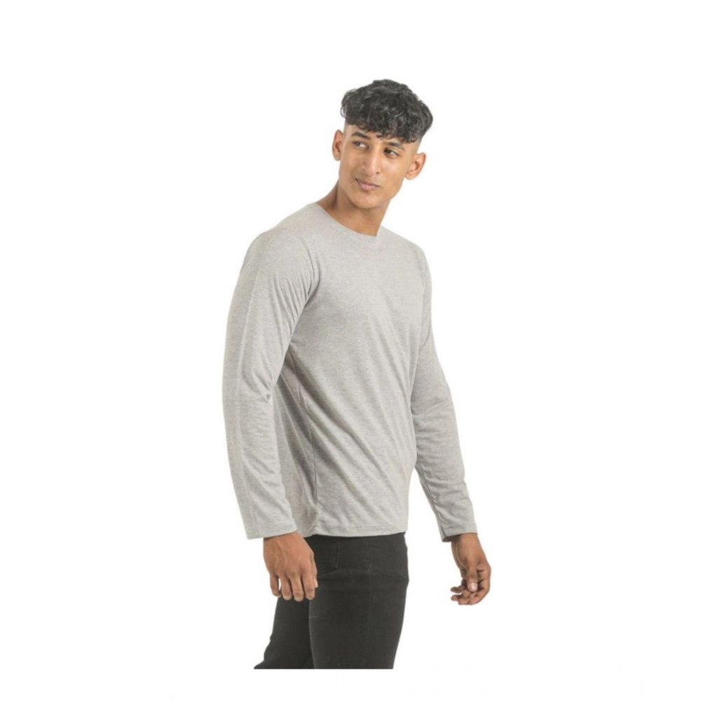 Generic Pack of 2 Men's Casual Cotton Solid Full Sleeve Tshirts (Multicolor) Generic Pack of 2 Men's Casual Cotton Solid Full Sleeve Tshirts (Multicolor)