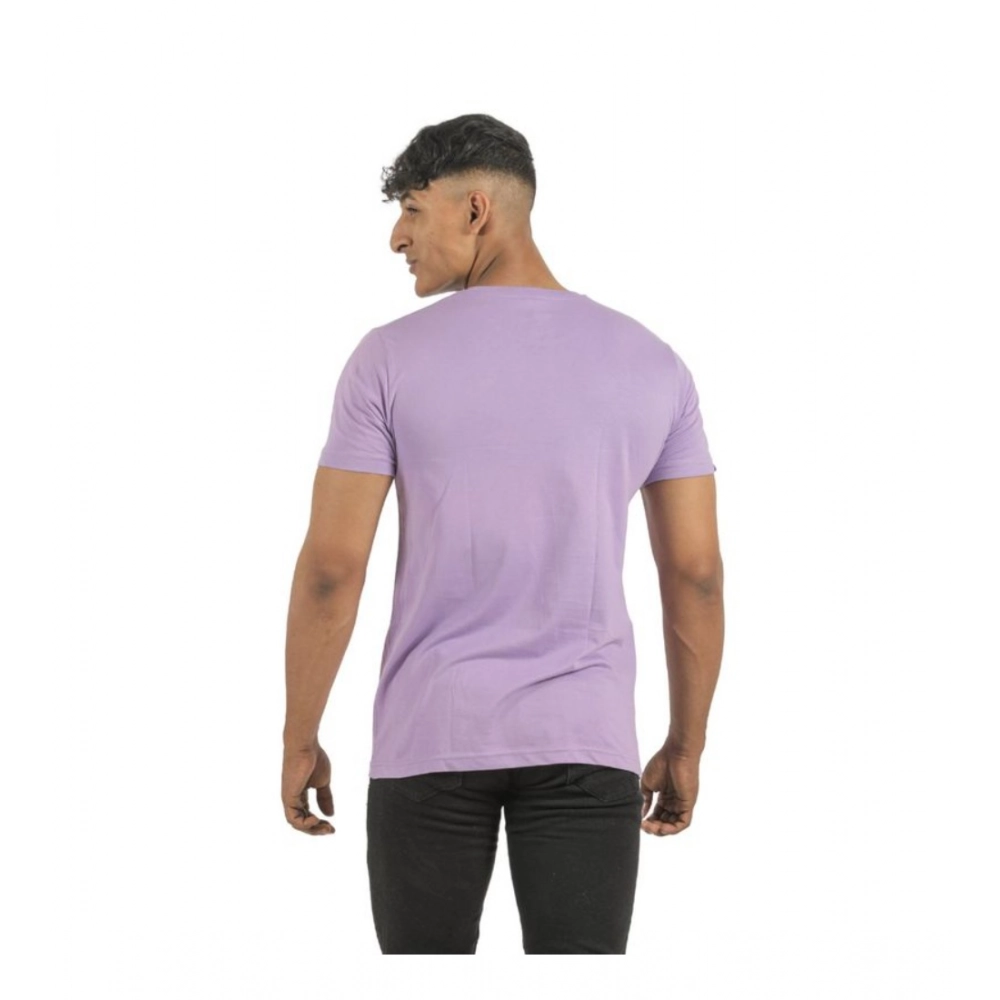 Generic Pack of 2 Men's Casual Cotton Solid Short Sleeve Tshirts (Multicolor) Generic Pack of 2 Men's Casual Cotton Solid Short Sleeve Tshirts (Multicolor)