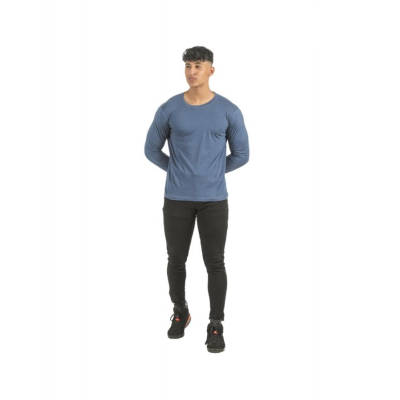 Pack of 2 Men's Casual Cotton Solid Full Sleeve Tshirts (Multicolor) Pack of 2 Men's Casual Cotton Solid Full Sleeve Tshirts (Multicolor)