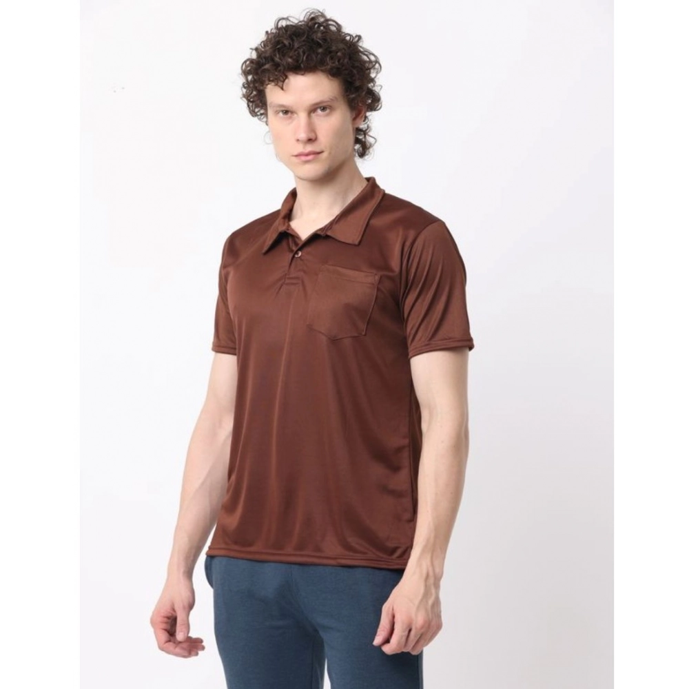 Generic Pack of 2 Men's Casual Cotton Blend Solid Short Sleeve Tshirts (Multicolor) Generic Pack of 2 Men's Casual Cotton Blend Solid Short Sleeve Tshirts (Multicolor)