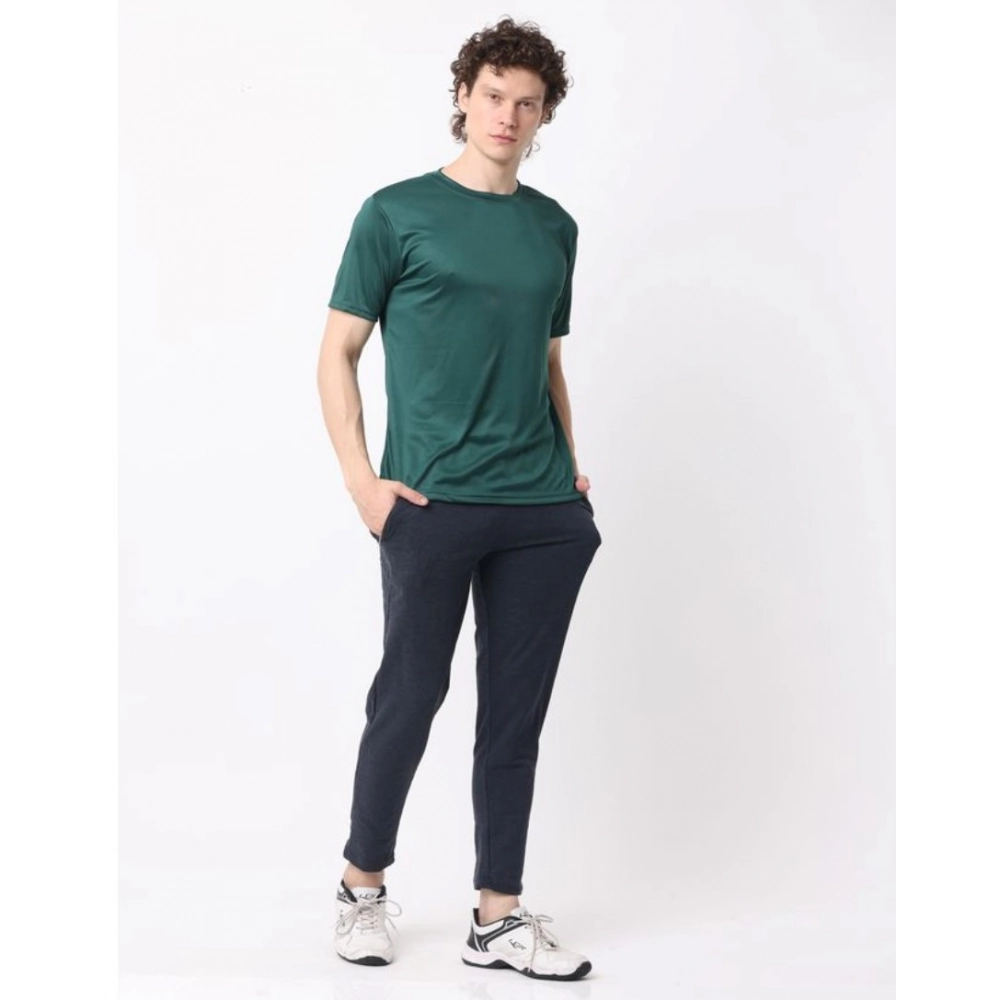 Generic Pack of 2 Men's Casual Polyester Blend Solid Short Sleeve Tshirts (Multicolor) Generic Pack of 2 Men's Casual Polyester Blend Solid Short Sleeve Tshirts (Multicolor)