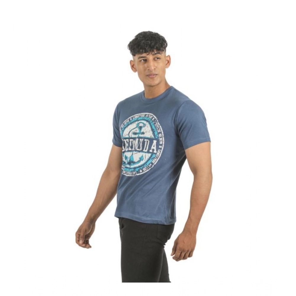 Generic Pack of 2 Men's Casual Cotton Printed Short Sleeve Tshirts (Multicolor) Generic Pack of 2 Men's Casual Cotton Printed Short Sleeve Tshirts (Multicolor)