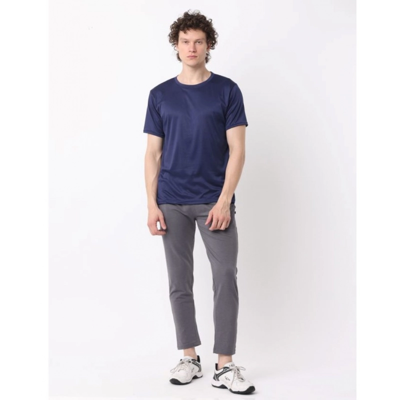 Pack of 2 Men's Casual Polyester Blend Solid Short Sleeve Tshirts (Multicolor) Pack of 2 Men's Casual Polyester Blend Solid Short Sleeve Tshirts (Multicolor)