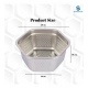 Generic Steel Washing Stainless Steel Colander Basin (Silver) Generic Steel Washing Stainless Steel Colander Basin (Silver)