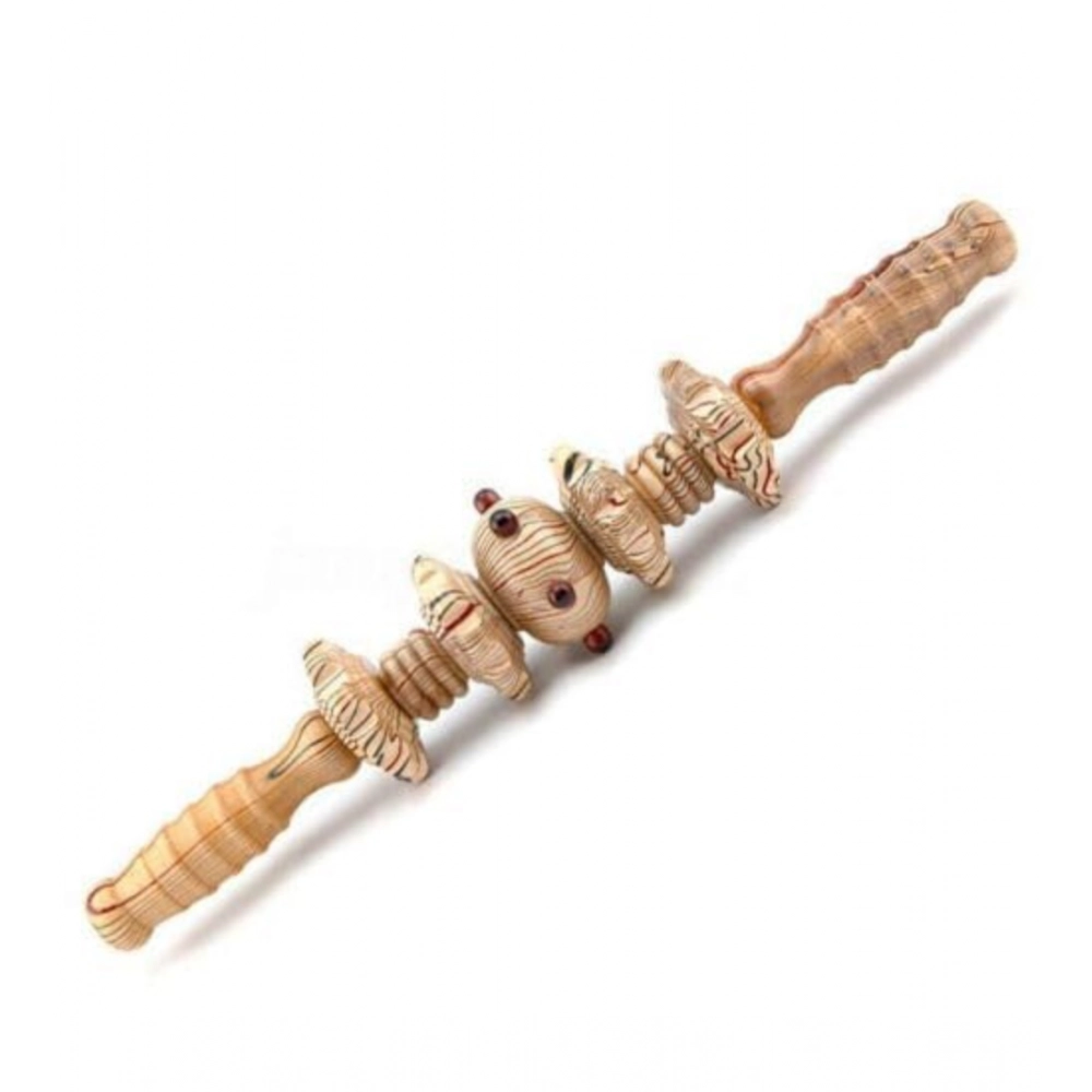 Generic Wood 7 Wheels Fancy Gua Sha Massager Roller (Wood) Generic Wood 7 Wheels Fancy Gua Sha Massager Roller (Wood)