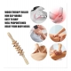 Generic Wood 6 Wheel Massage Roller (Wood) Generic Wood 6 Wheel Massage Roller (Wood)