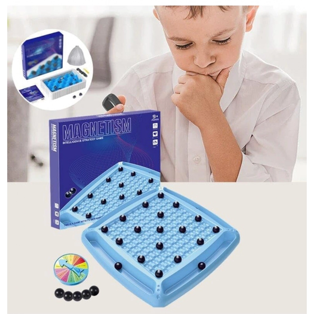 Generic Plastic Magnetic Chess Games with Stones (Blue) Generic Plastic Magnetic Chess Games with Stones (Blue)