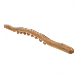 Generic Wood Gua Sha Massager Therapy Tool Manual 8 Beads (Wood)