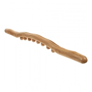 Generic Wood Gua Sha Massager Therapy Tool Manual 8 Beads (Wood)