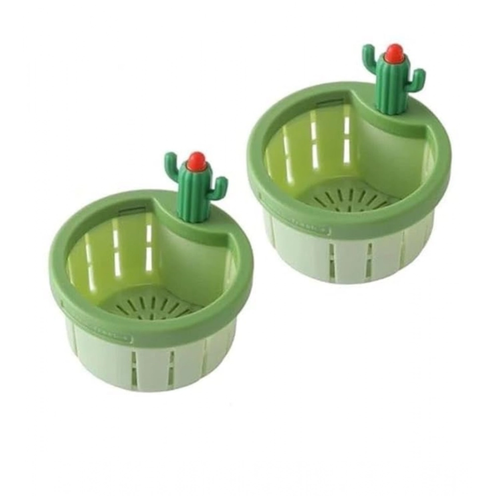 Generic 2Pcs Plastic Kitchen Sink Drain Strainer (Multicolor) Generic 2Pcs Plastic Kitchen Sink Drain Strainer (Multicolor)