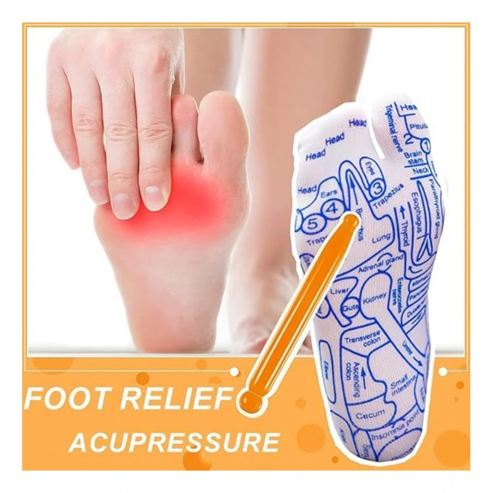 Generic Cotton Acupressure Reflexology Socks (White) Generic Cotton Acupressure Reflexology Socks (White)