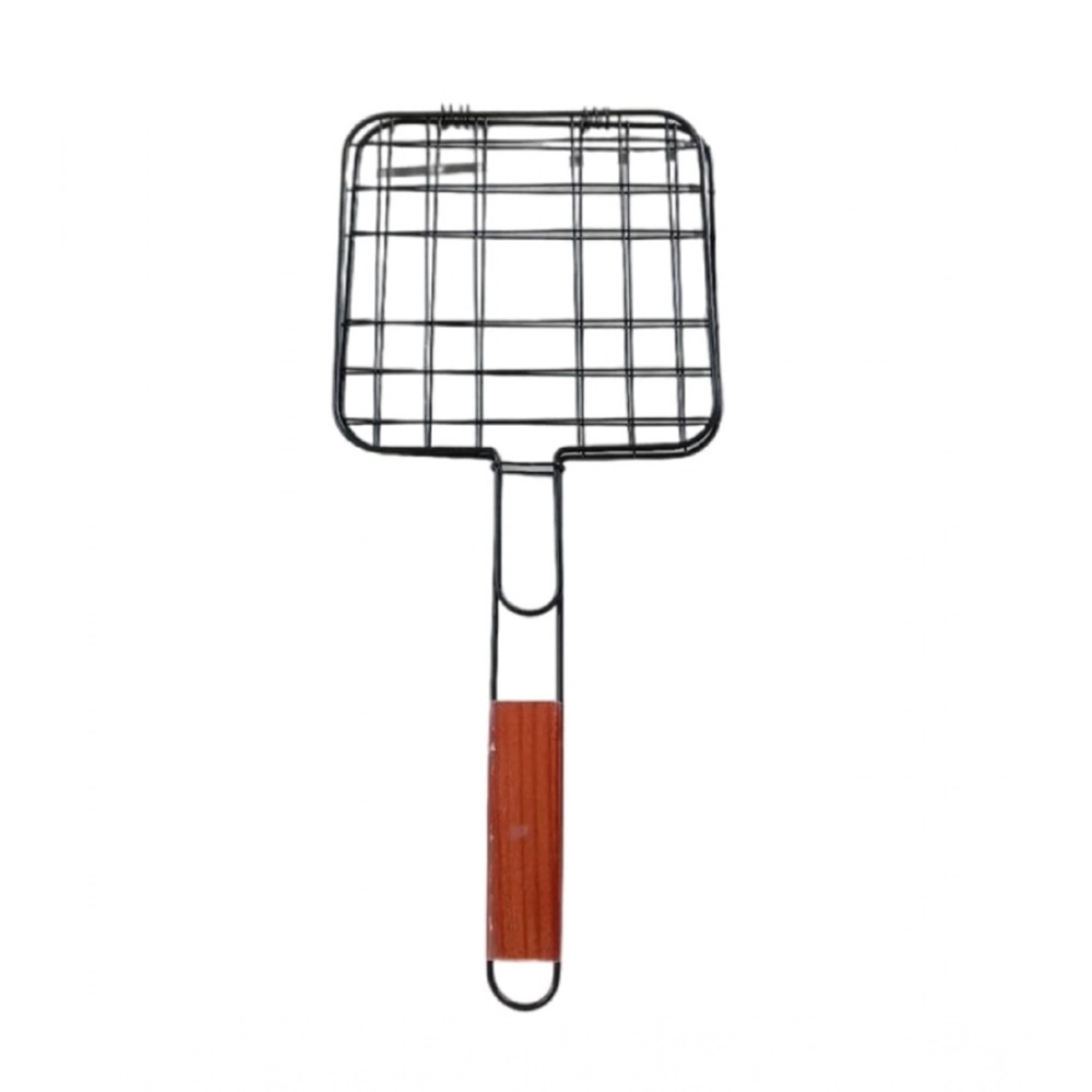 Generic Steel Grill Portable Stainless Steel With Handle Square (Black) Generic Steel Grill Portable Stainless Steel With Handle Square (Black)