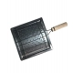 Generic Steel Toaster Black Square Stainless Steel Papad Jali (Black) Generic Steel Toaster Black Square Stainless Steel Papad Jali (Black)