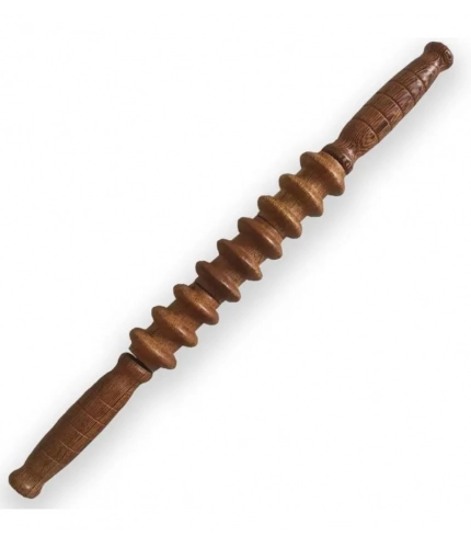 Generic Wood Wheel Roller Scraping Tool (Brown)