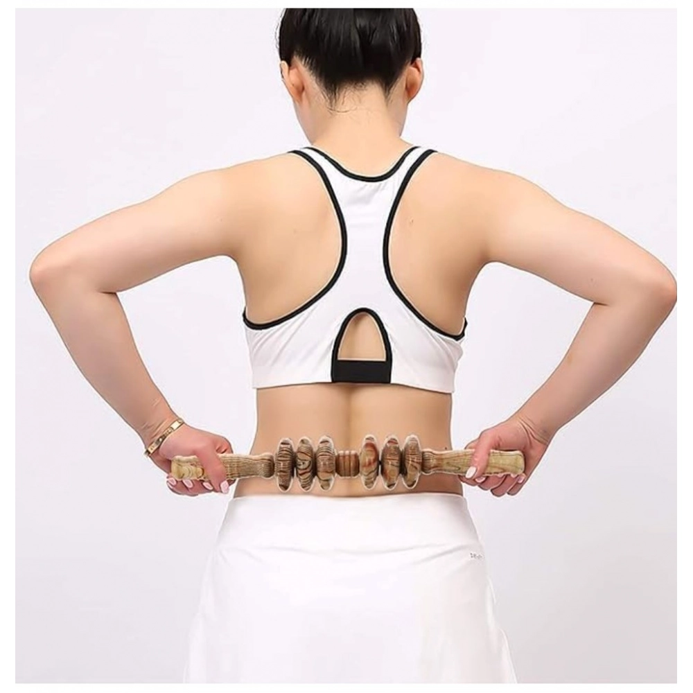 Generic Wood 7 Wheel Roller Gua Sha Gym (Wood) Generic Wood 7 Wheel Roller Gua Sha Gym (Wood)