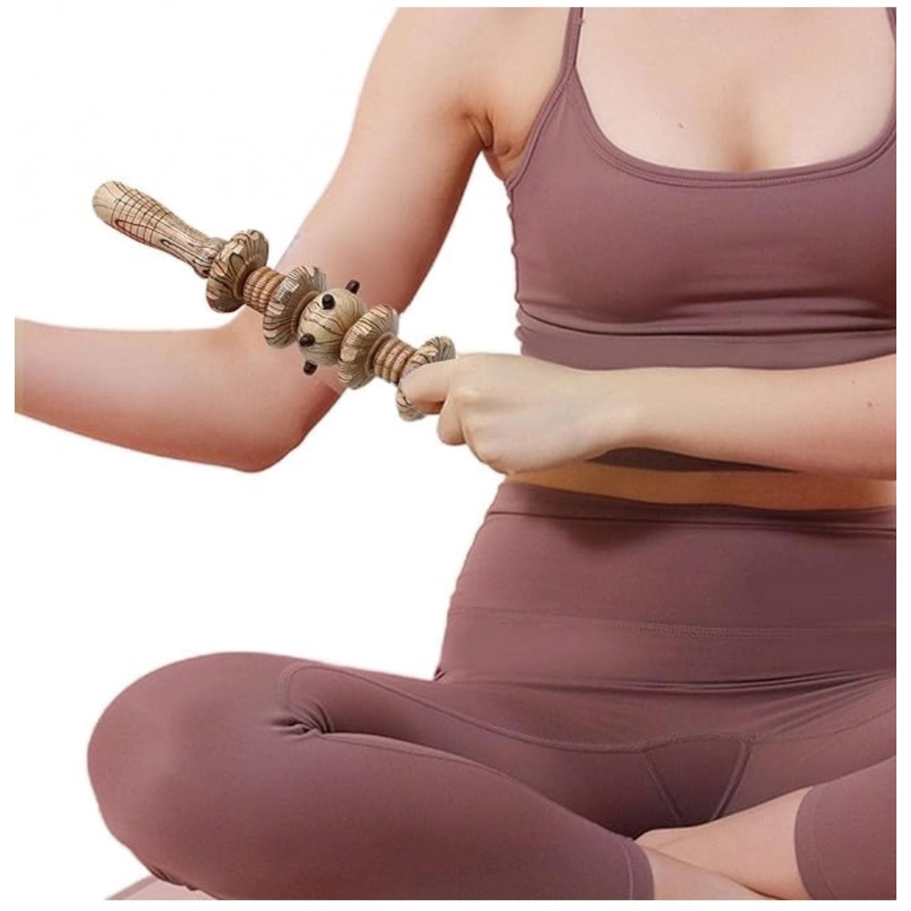 Generic Wood 7 Wheel Roller Gua Sha Gym (Wood) Generic Wood 7 Wheel Roller Gua Sha Gym (Wood)